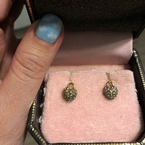 Y2K Juicy Couture heart lock earrings